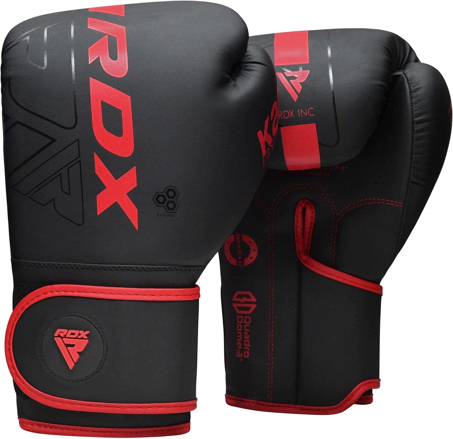 Eclipse Martial Art Supplies Training Gloves RED / 10 OZ RDX Boxing Gloves Men Women, Pro Training Sparring, Maya Hide Leather Muay Thai MMA Kickboxing, Adult Heavy Punching Bag Gloves Mitts Focus Pad Workout, Ventilated Palm