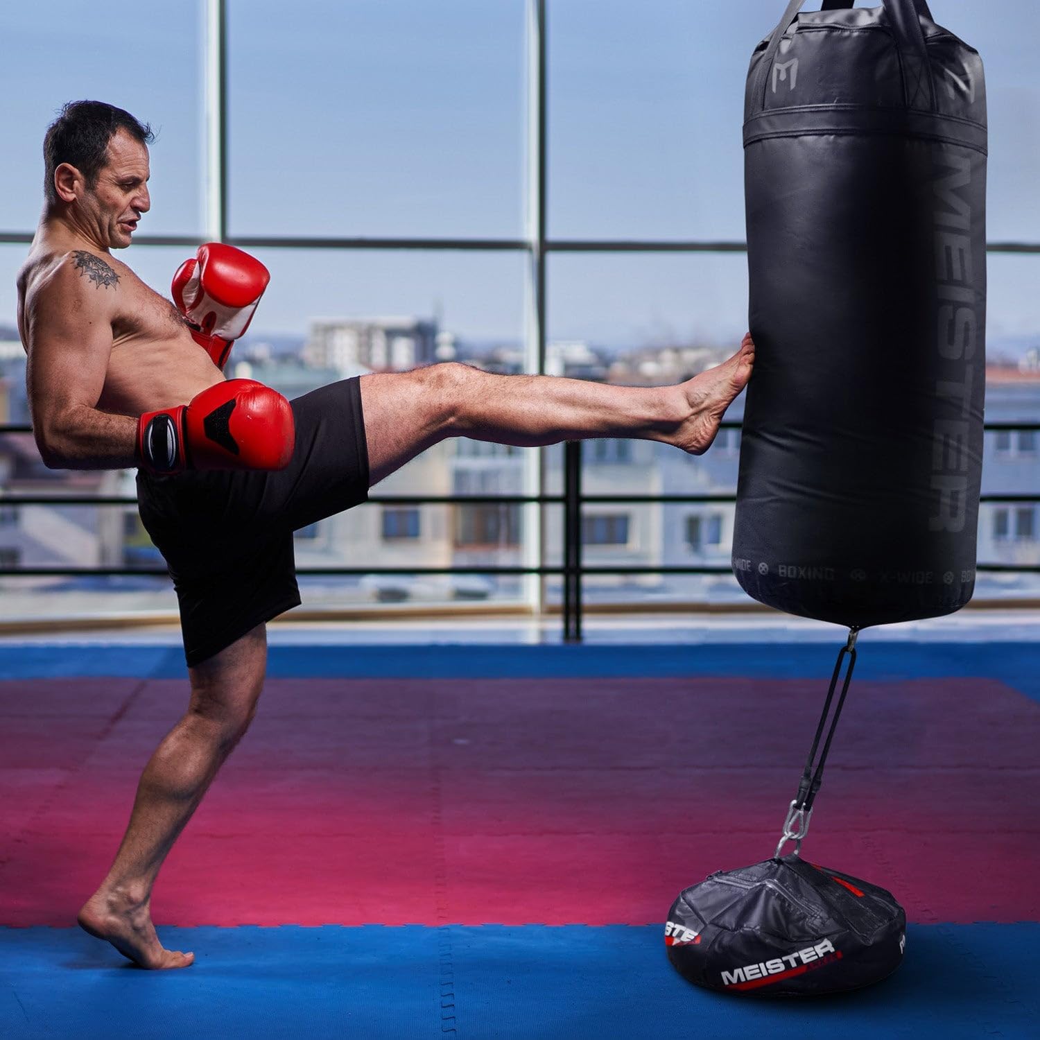 Eclipse sporting goods Black Double-End Boxing Heavy Bag Floor Anchor