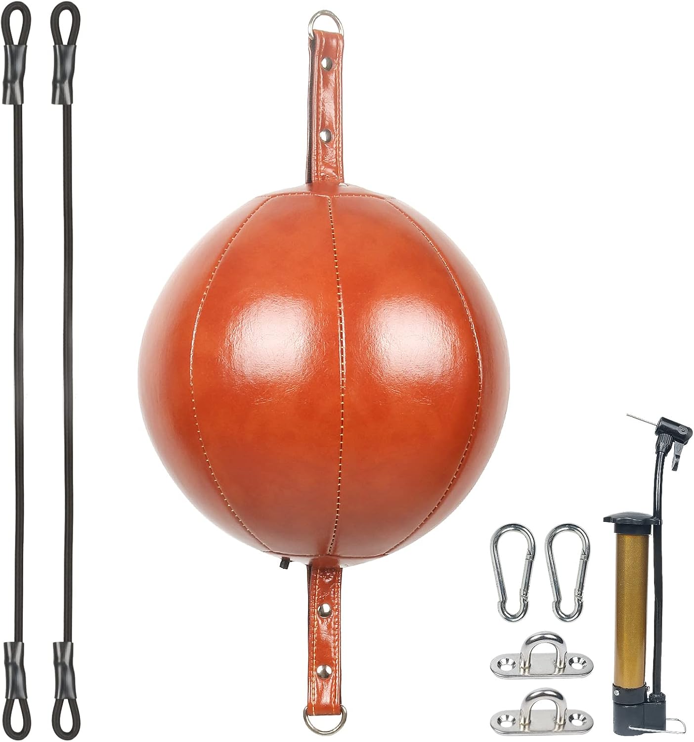 Eclipse sporting goods Brown Double End Punching Ball Striking Punching Bag Kit