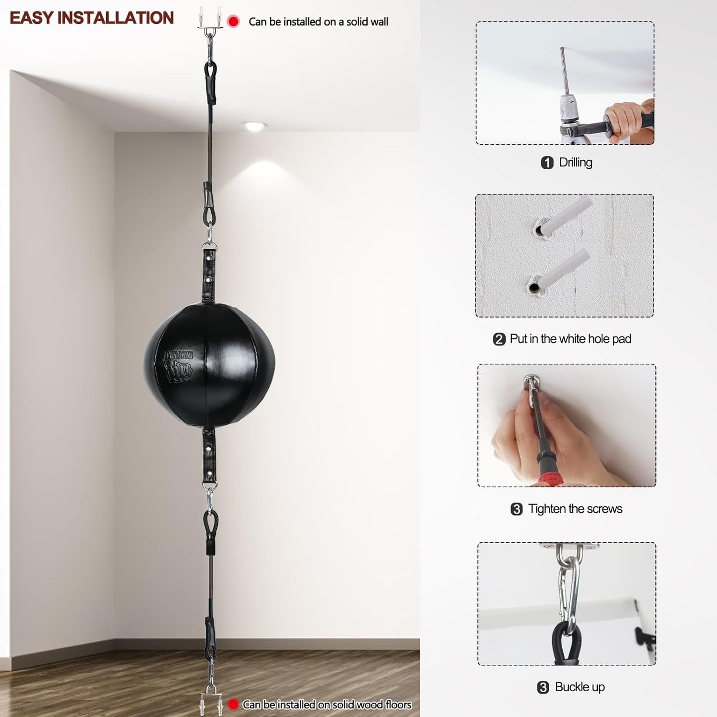 Eclipse sporting goods Double End Punching Ball Striking Punching Bag Kit