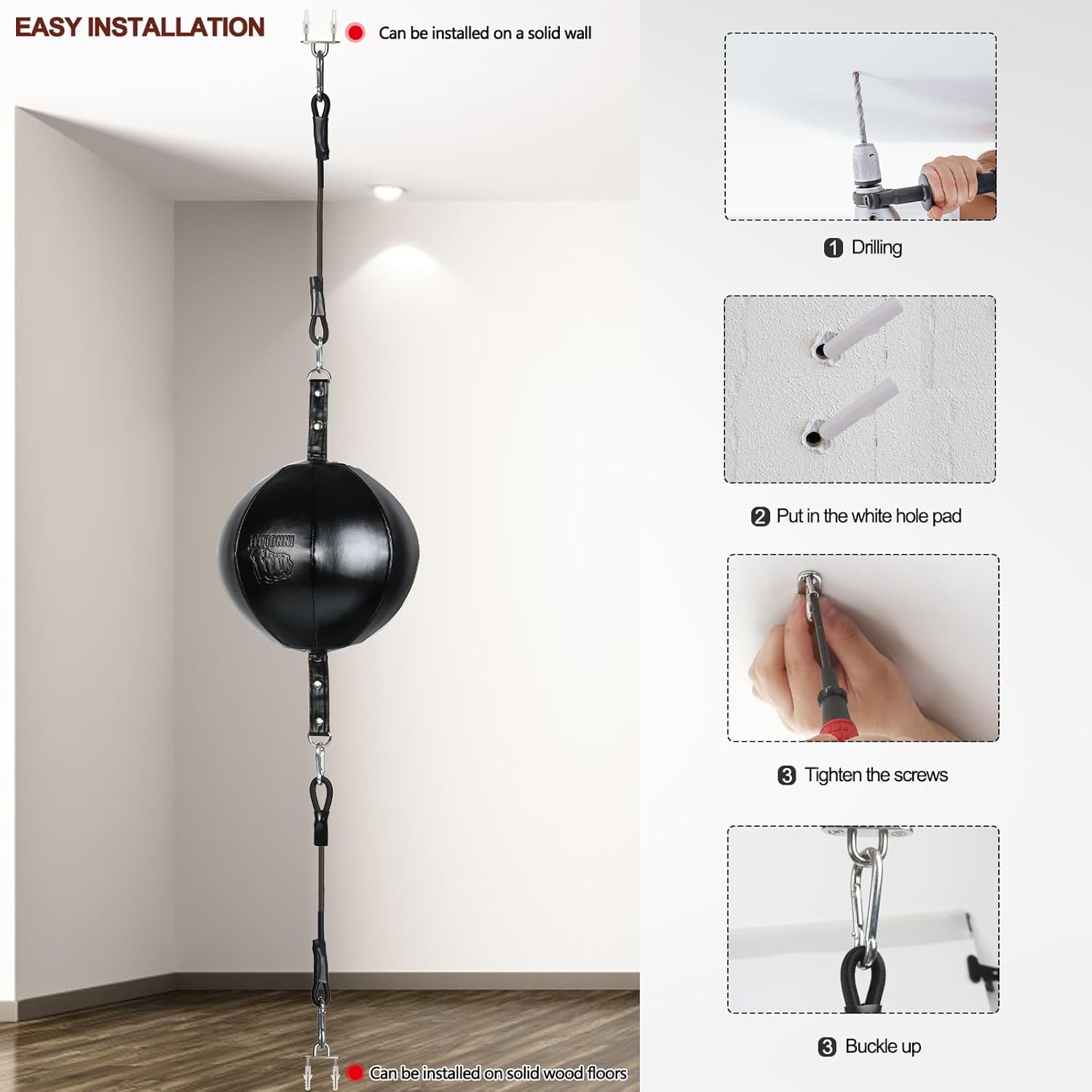 Eclipse sporting goods Double End Punching Ball Striking Punching Bag Kit