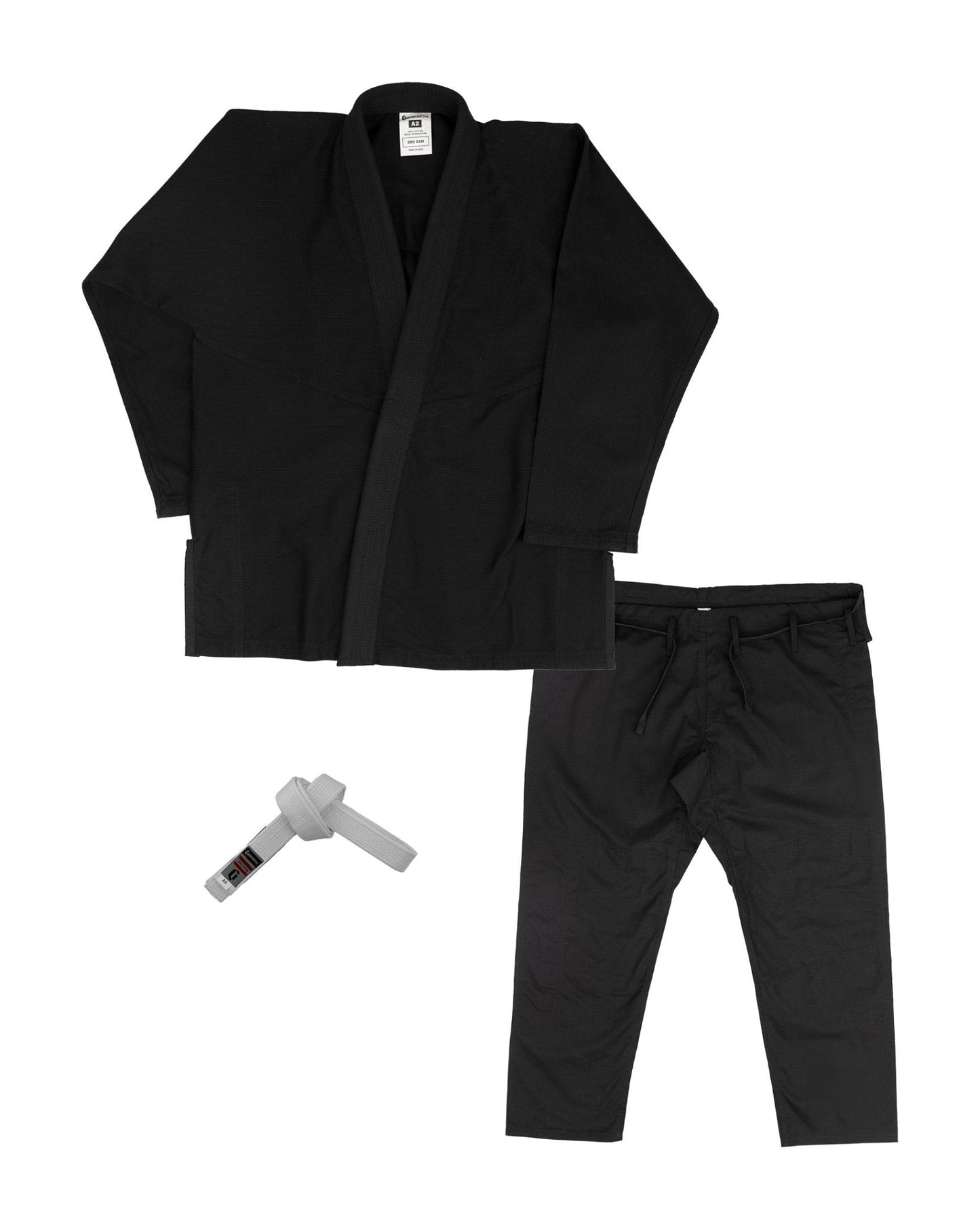 EclipseMartialArtSupplies sporting goods Black / A0 Gameness Men's Academy Gi BJJ Brazilian Jiu jitsu