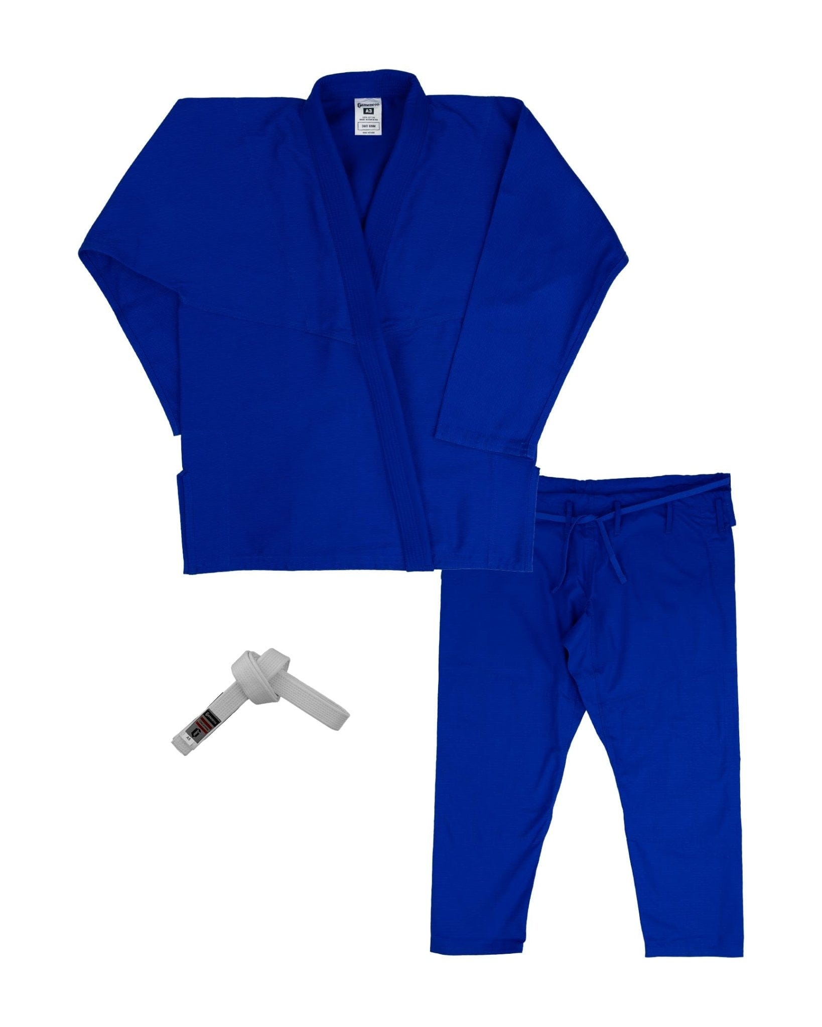 EclipseMartialArtSupplies sporting goods Blue / A0 Gameness Men's Academy Gi BJJ Brazilian Jiu jitsu