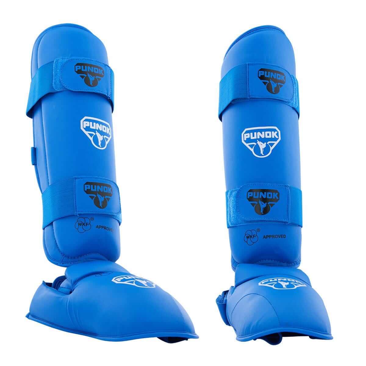 EclipseMartialArtSupplies sporting goods Blue / x-small PUNOK WKF APPROVED SHIN INSTEP