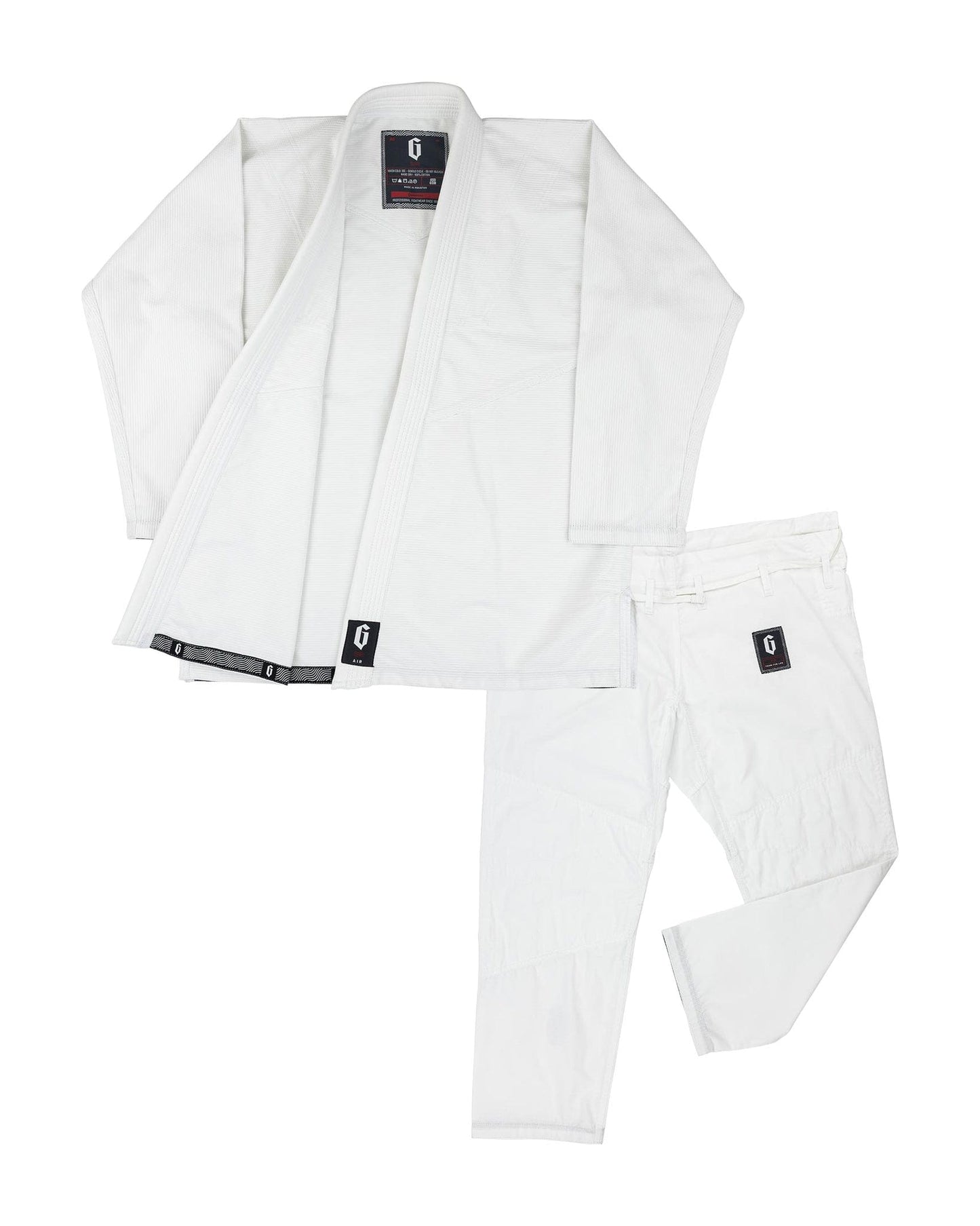 EclipseMartialArtSupplies sporting goods white / A0 Gameness Men's Air Gi 3.0 BJJ Brazilian Jiu jitsu