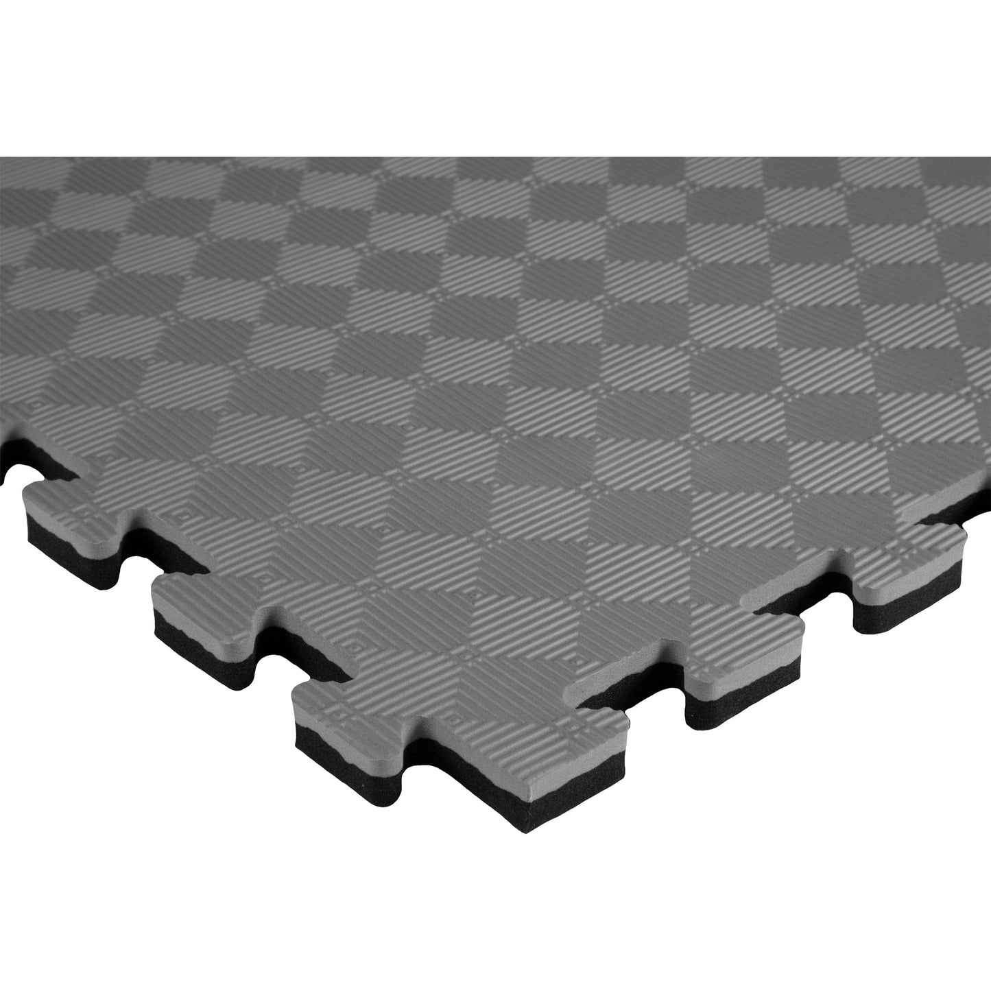 Fitvids Tumbling Mats Black/Grey ProForce Deluxe Reversible Jigsaw Mat