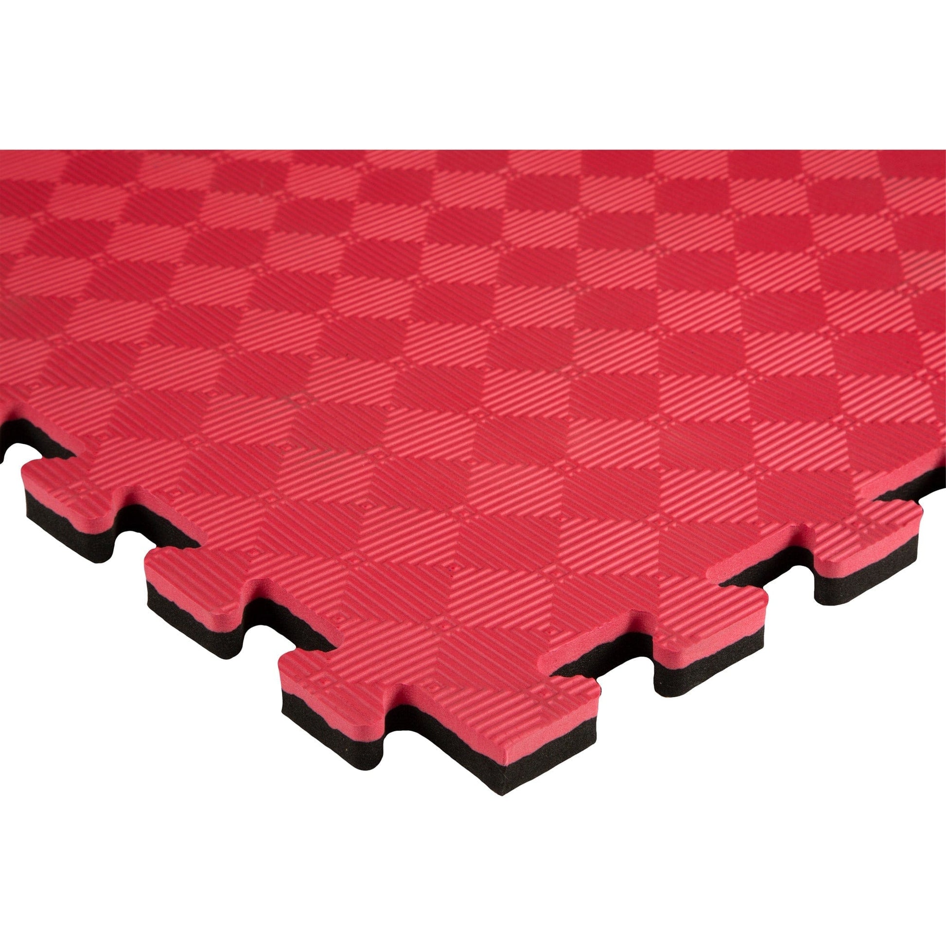 Fitvids Tumbling Mats Red/Black ProForce Deluxe Reversible Jigsaw Mat
