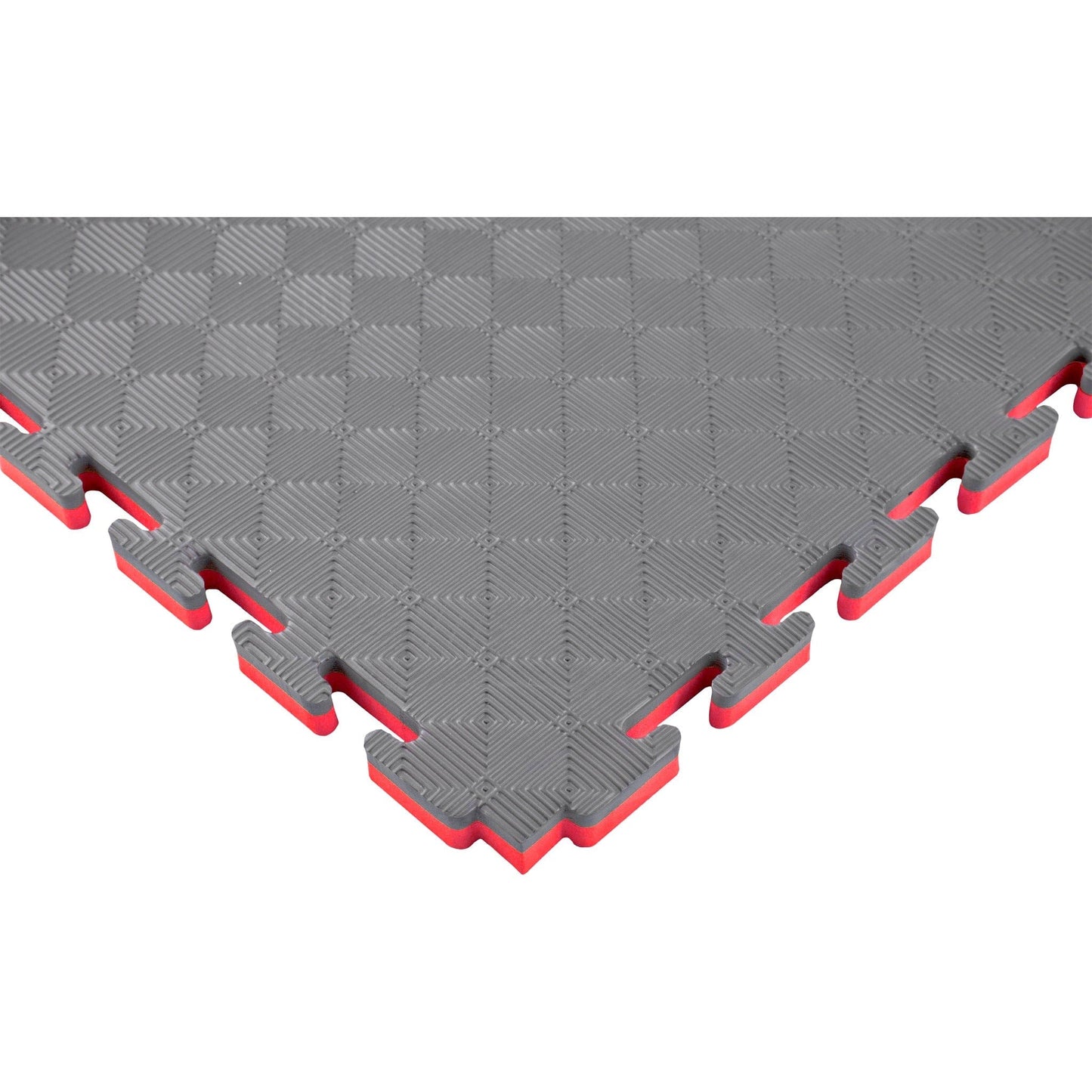 Fitvids Tumbling Mats Red/Grey ProForce Deluxe Reversible Jigsaw Mat