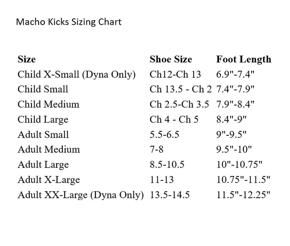 Macho sporting goods MACHO DYNA Kicks martial arts sparring shoes