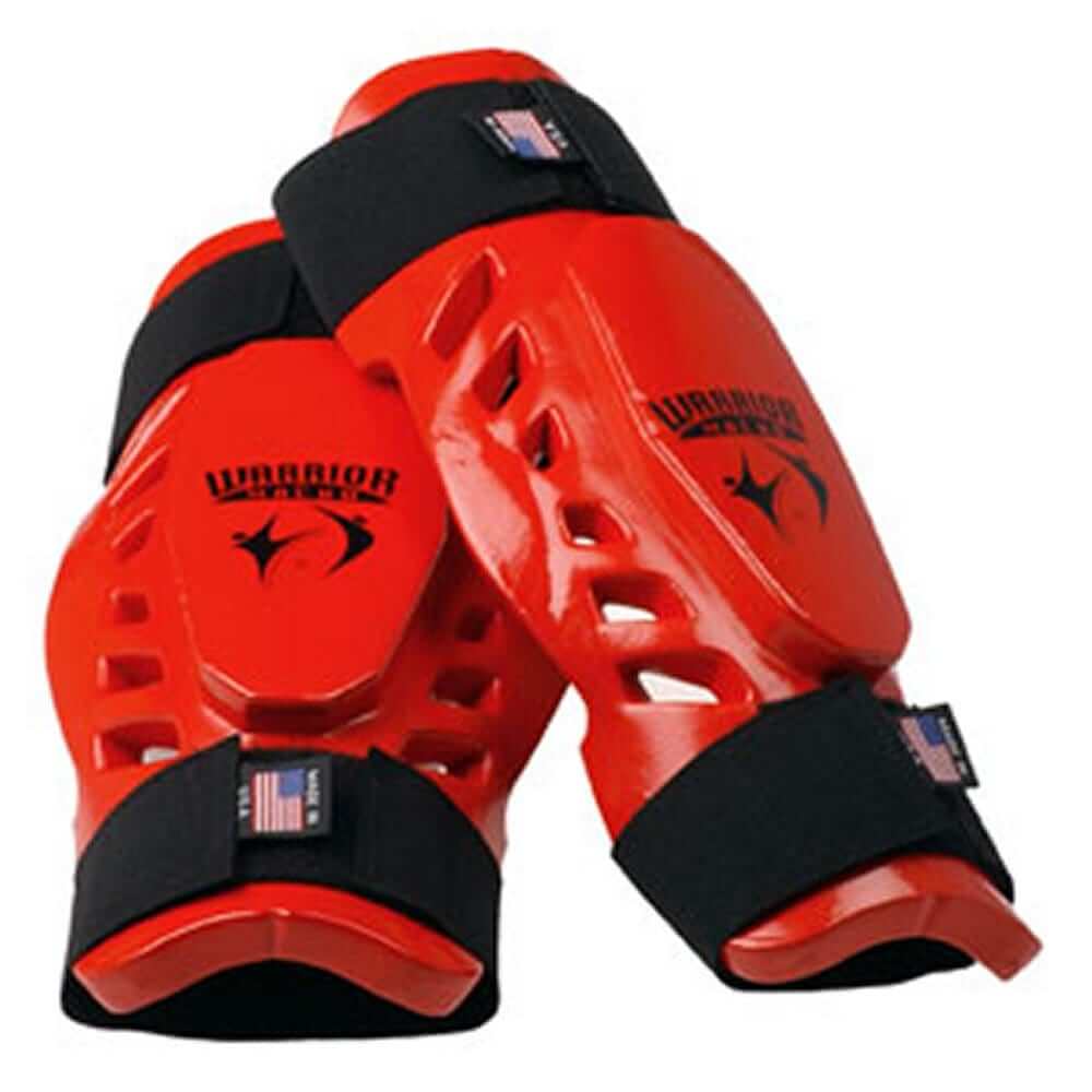 Macho sporting goods Red / short-small Macho Warrior Karate Sparring Shin Guards