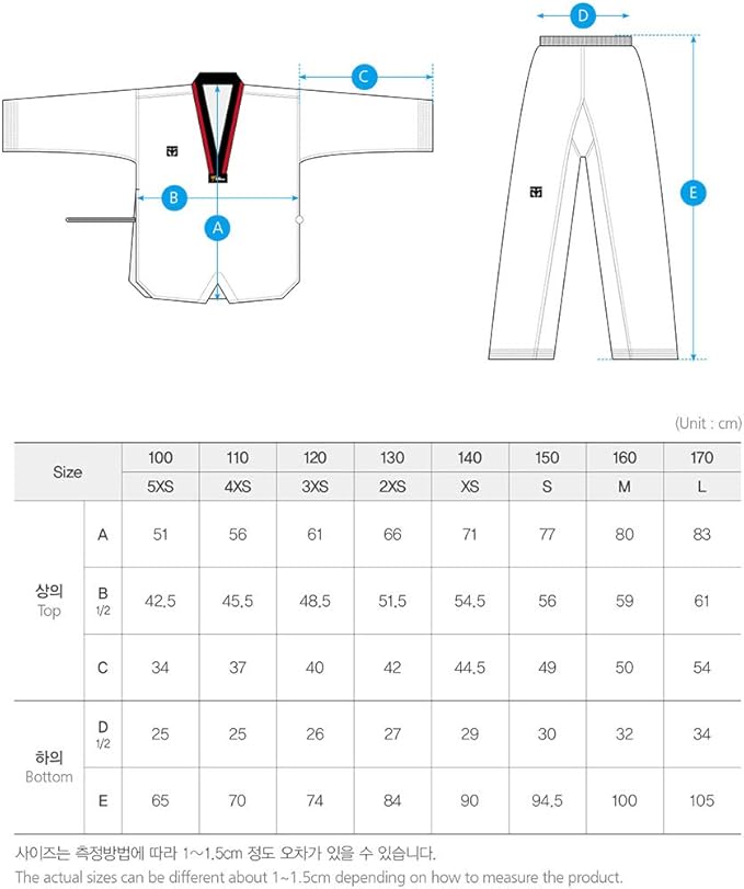 MOOTO Dobok Adult And Kids Taekwondo Uniform Poom