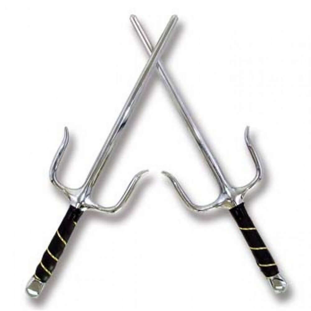 ProForce sporting goods 15 inch Chrome Octagon Sai karate Kata