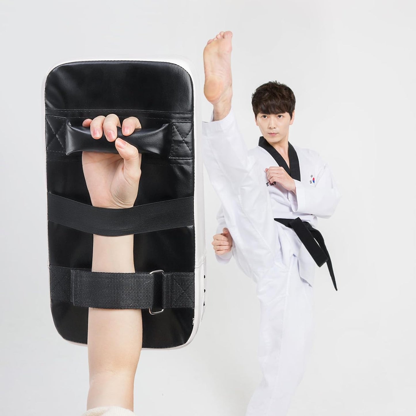 ProForce sporting goods 2-in-1 Punching Mitts Kick Pack Set Mitts and Thai Shield