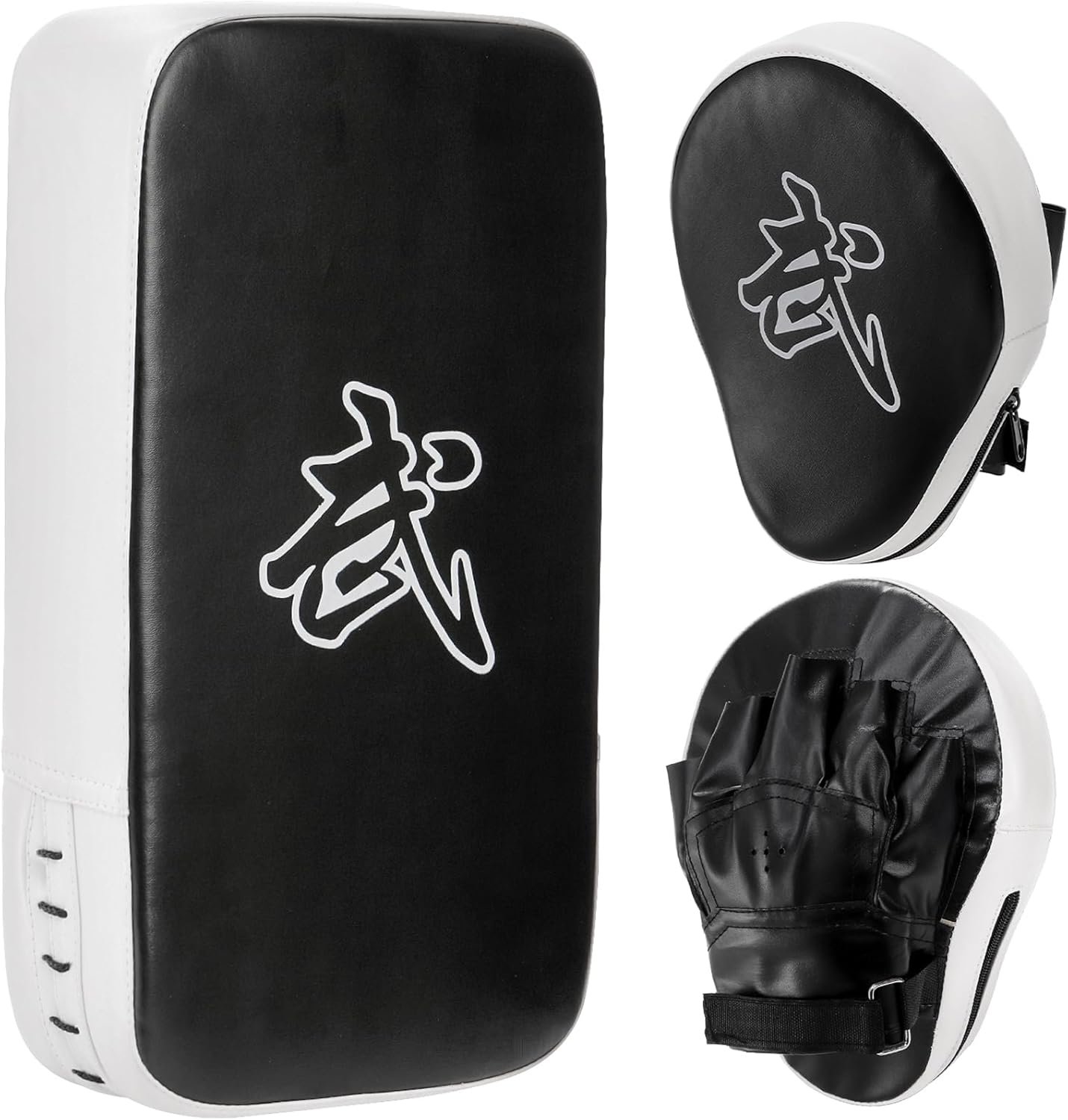 ProForce sporting goods 2-in-1 Punching Mitts Kick Pack Set Mitts and Thai Shield