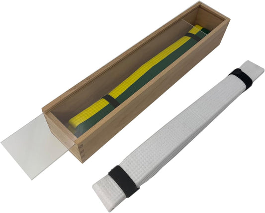 ProForce sporting goods Beechwood Martial Arts Belt Display Case Shadow box