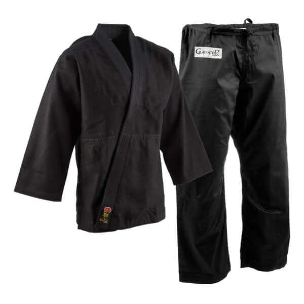 ProForce sporting goods Black / 000- 4'/40 lbs ProForce Gladiator Judo Uniform Traditional Drawstring Black
