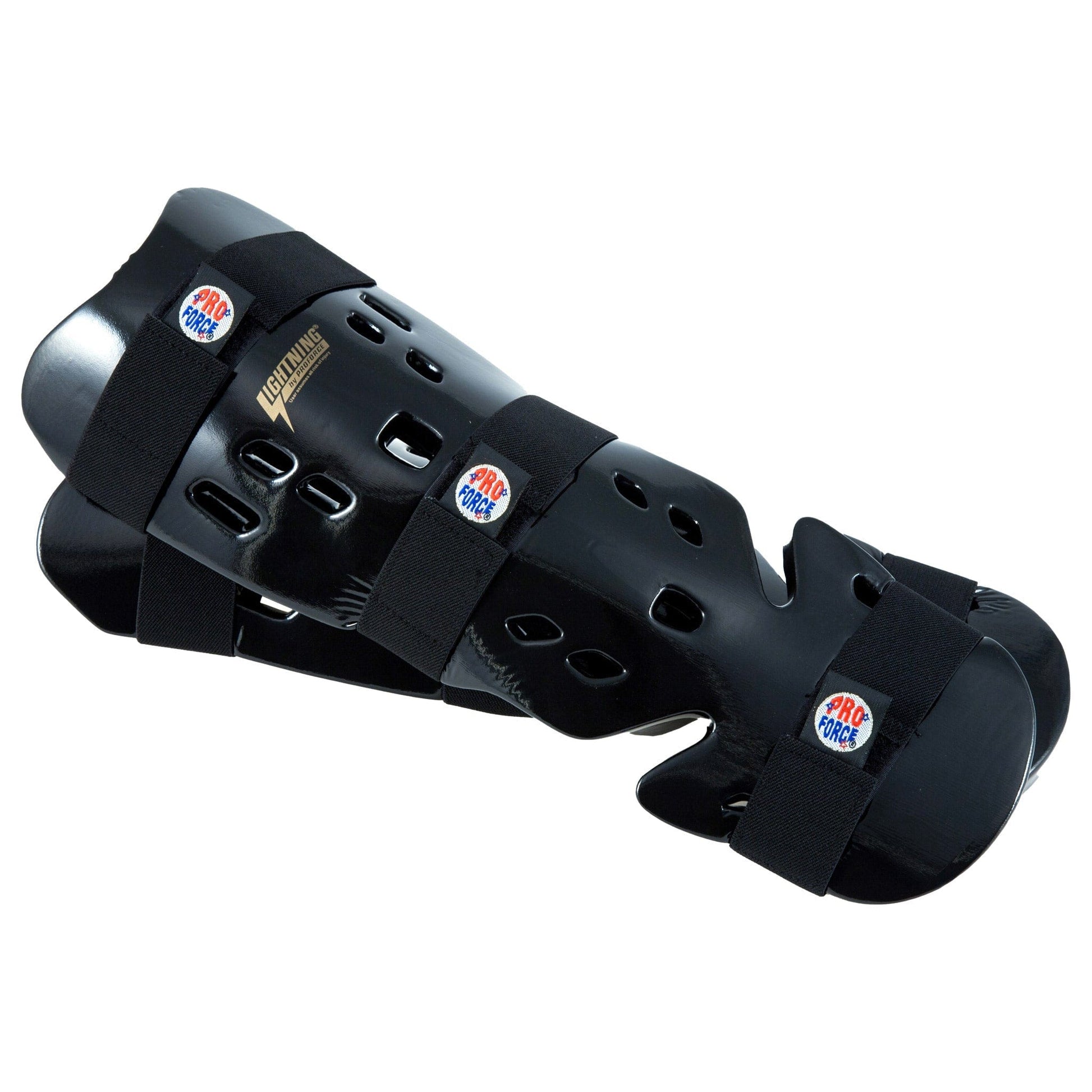 ProForce sporting goods Black / child/small ProForce Lightning Shin and Instep Guard karate taekwondo