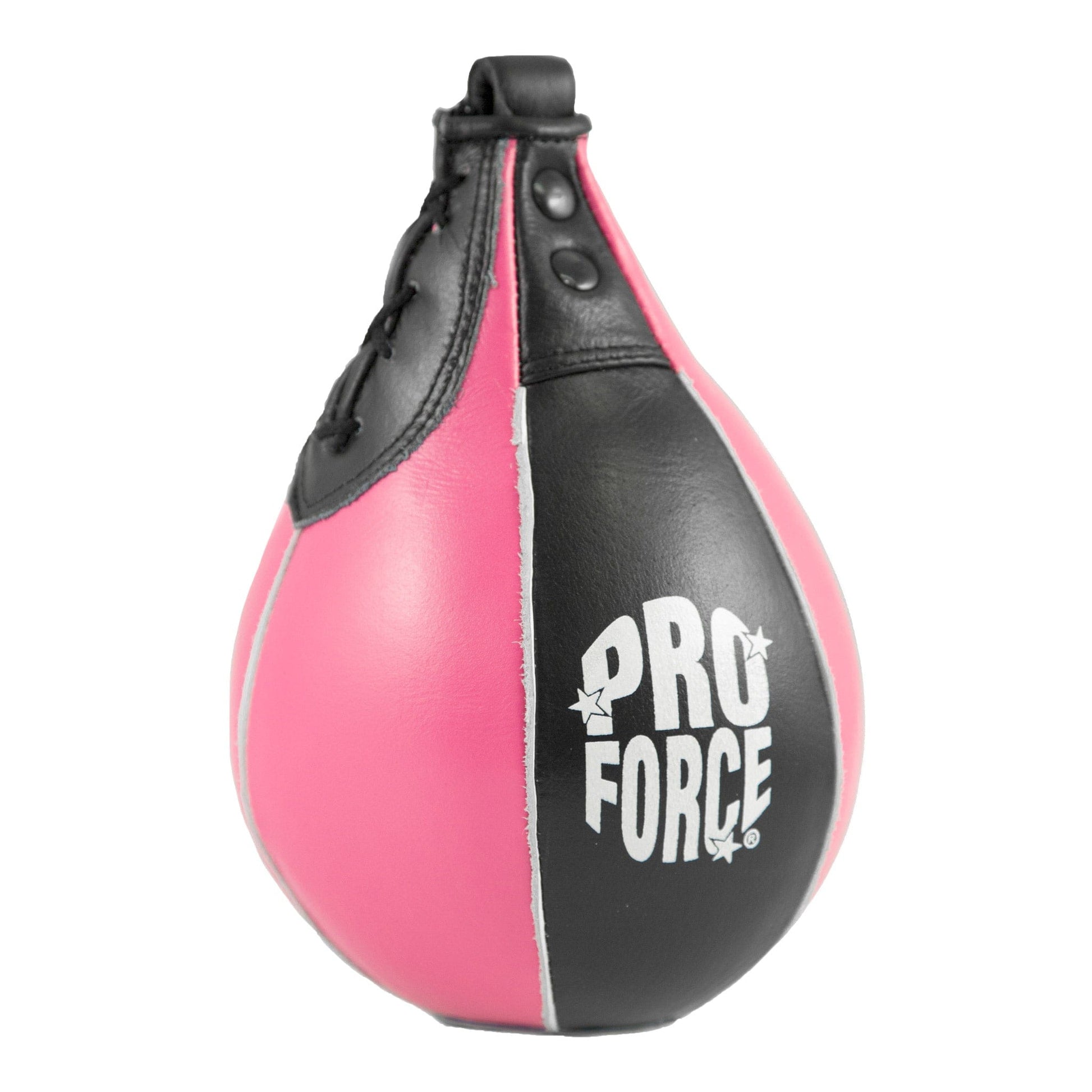 ProForce sporting goods black/fuchsia / medium 6x9 ProForce Leather Speed Bag Martial Arts Boxing