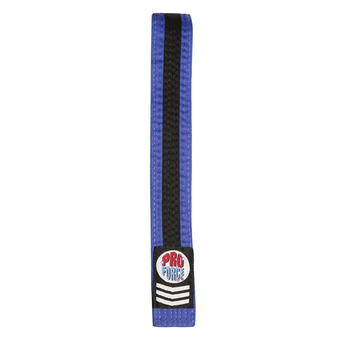 ProForce sporting goods blue / 0 ProForce II 1.5 inch Double Wrap Black Stripe Karate Belt