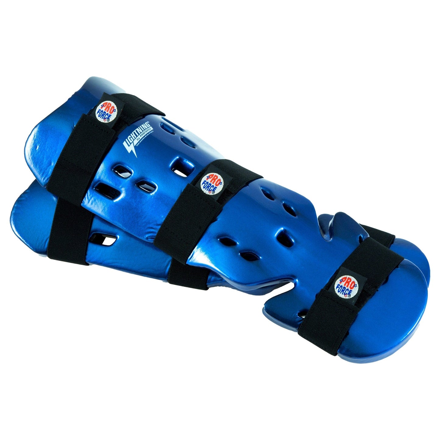 ProForce sporting goods Blue / child/small ProForce Lightning Shin and Instep Guard karate taekwondo