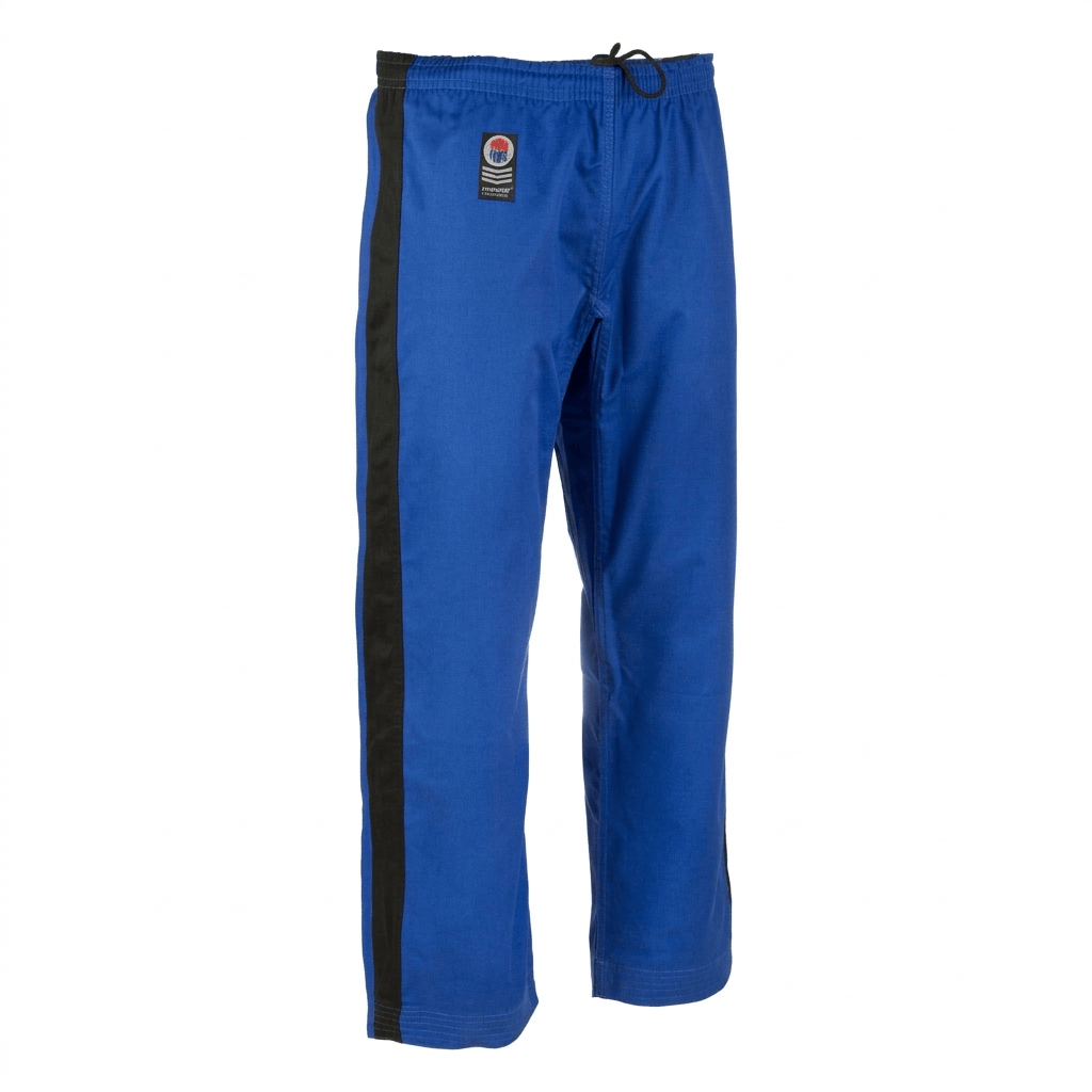 ProForce sporting goods blue w/ Black Stripes / 000 child XXS ProForce Gladiator Demo Karate martial arts Pants