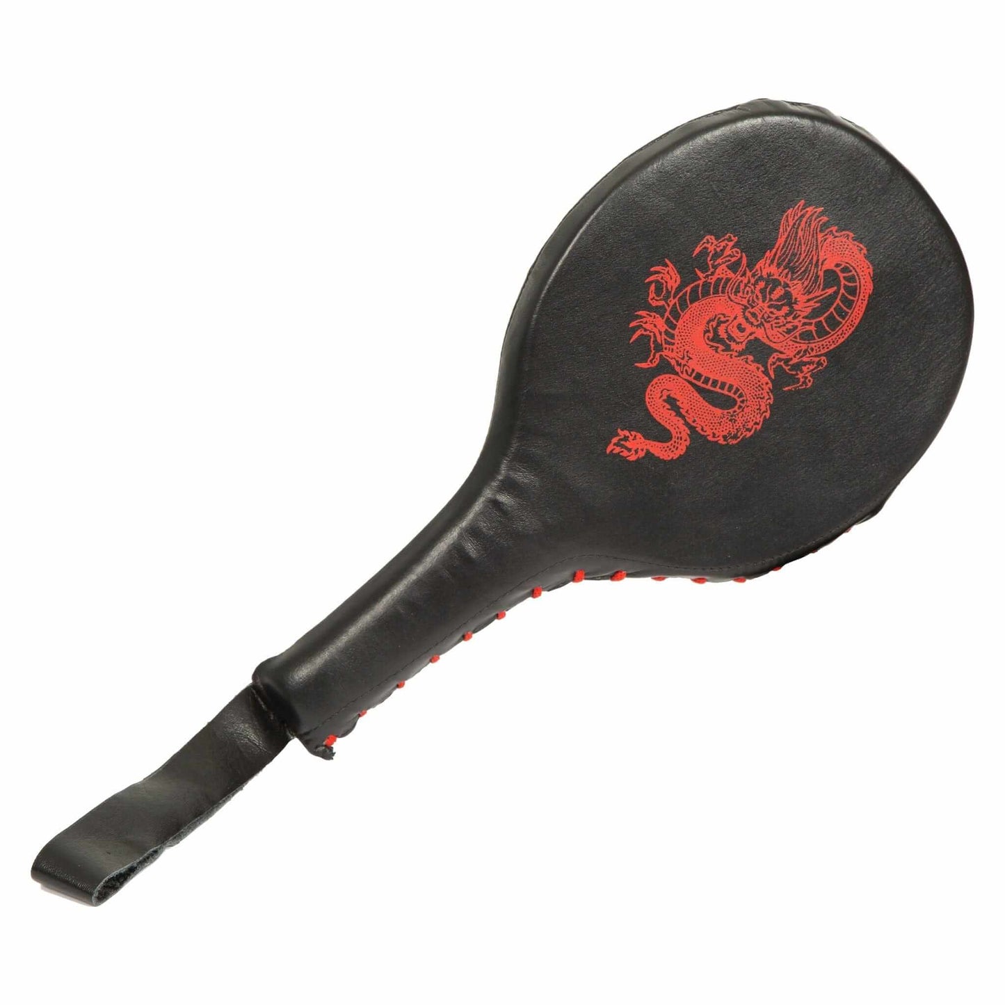 ProForce sporting goods Dragon ProForce Black Leather Punch Paddle Karate Taekwondo