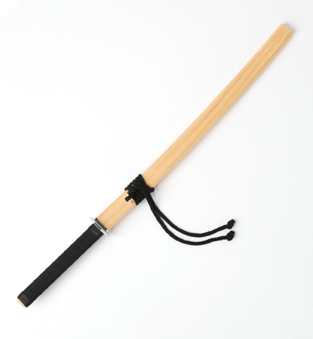 ProForce Sporting Goods Leather Handle / 27.25 inch Short Proforce Extreme Demo Samurai Sword w/Natural Finish