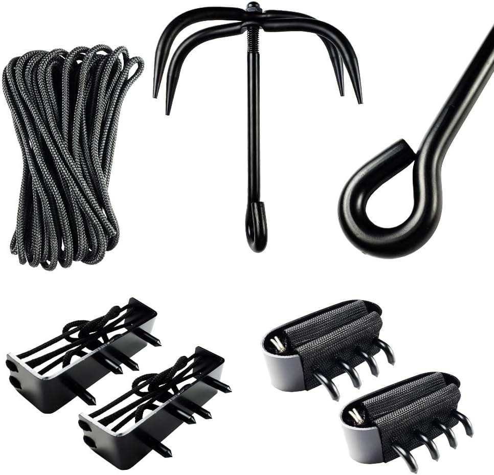ProForce sporting goods NINJA Combo Set Grappling Hook Hand claws Foot Spike Climbing Gear