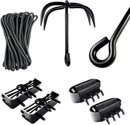 ProForce sporting goods NINJA Combo Set Grappling Hook Hand claws Foot Spike Climbing Gear
