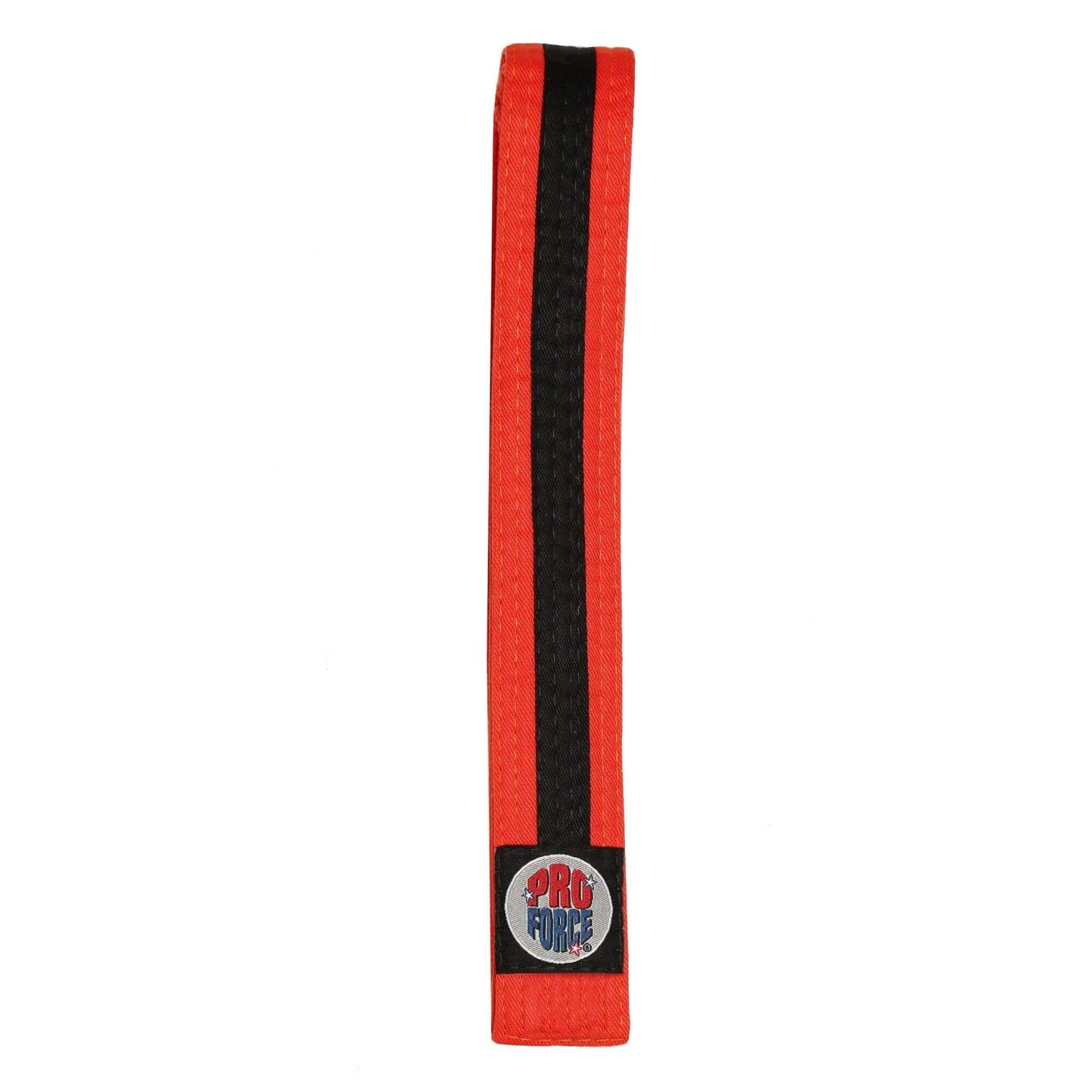 ProForce sporting goods orange / 0 ProForce II 1.5 inch Double Wrap Black Stripe Karate Belt