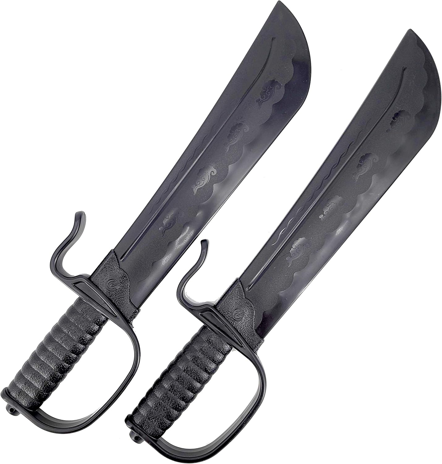 ProForce sporting goods Polypropylene Wing Chun Black Sword Set of 2 18 inch