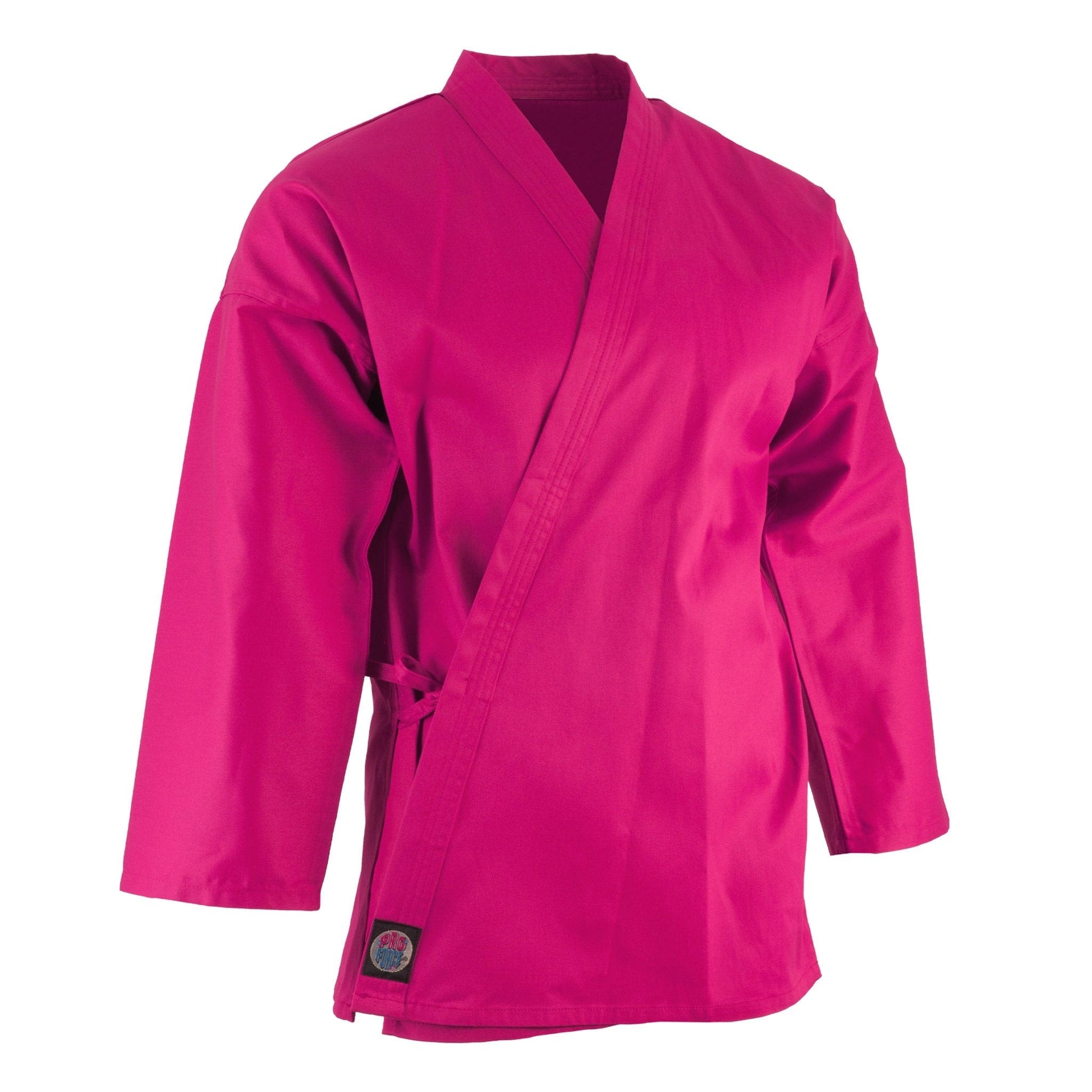 Proforce sporting goods ProForce 6 oz Karate Uniform Elastic Drawstring Pants poly cotton blend Pink