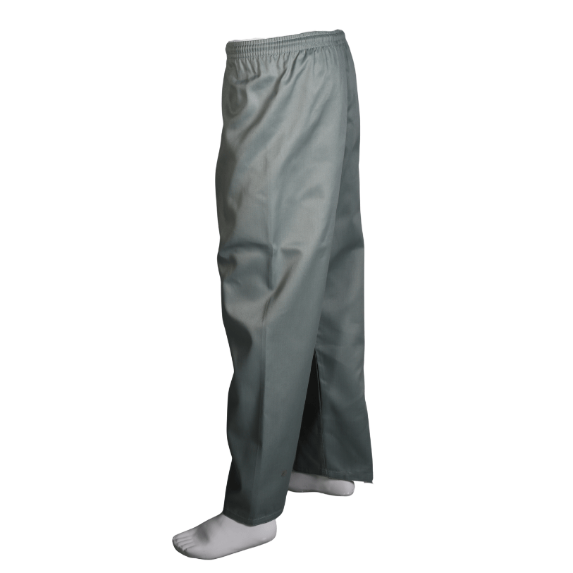 ProForce sporting goods ProForce Classic Karate Uniform Elastic Drawstring 5 oz. 60-40 Blend -Gray