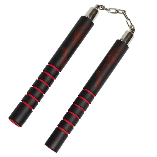 ProForce sporting goods ProForce Foam Speedchuck Nunchaku Dragon Design 12 inch with chain