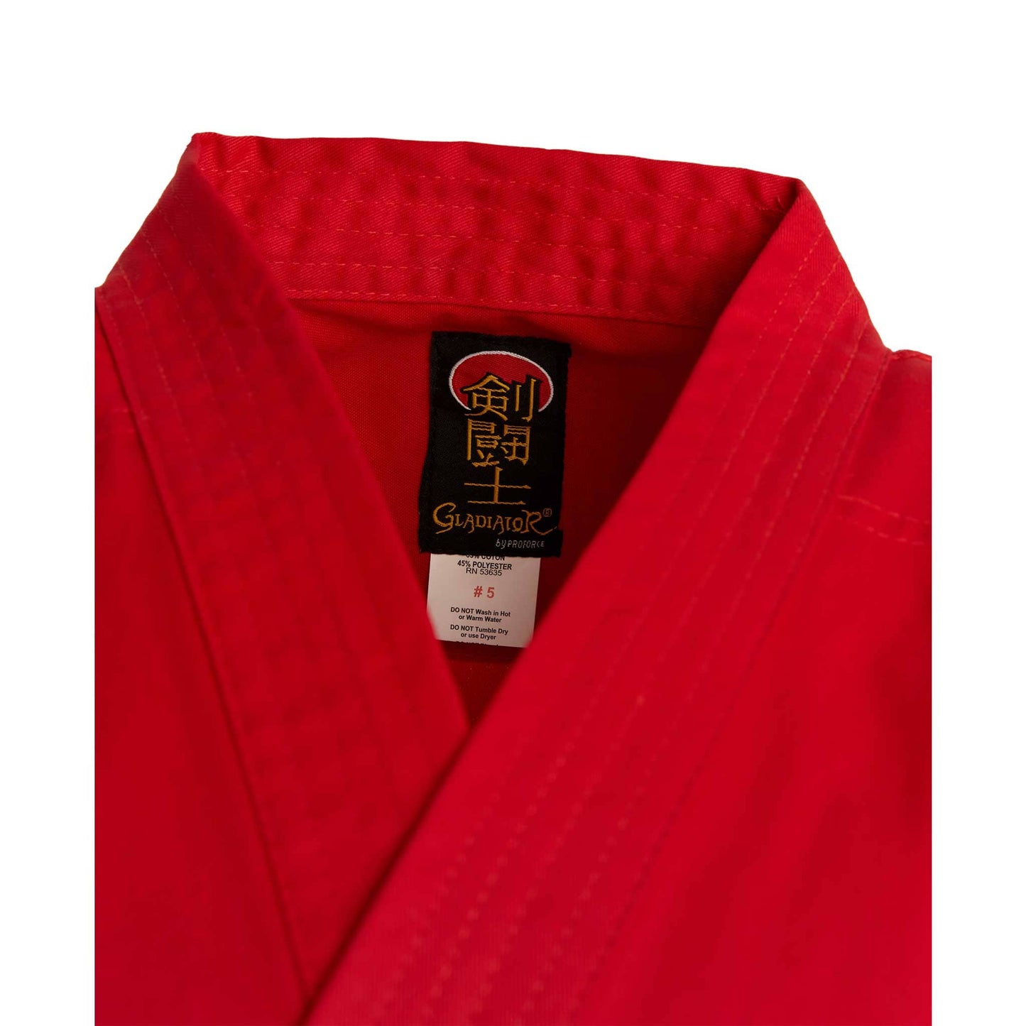 ProForce sporting goods ProForce Gladiator 7.5 oz Karate Uniform - Blend red or blue