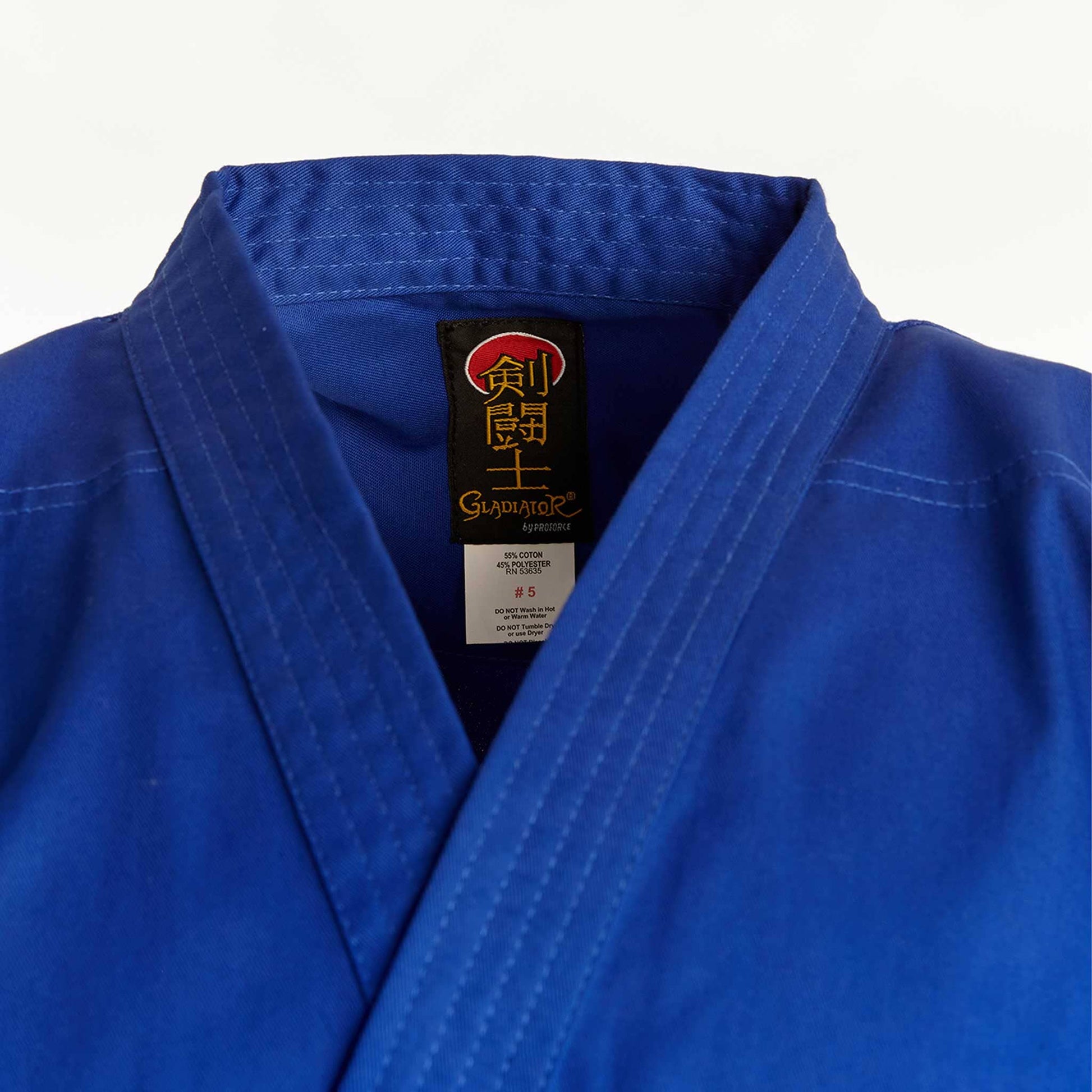 ProForce sporting goods ProForce Gladiator 7.5 oz Karate Uniform - Blend red or blue