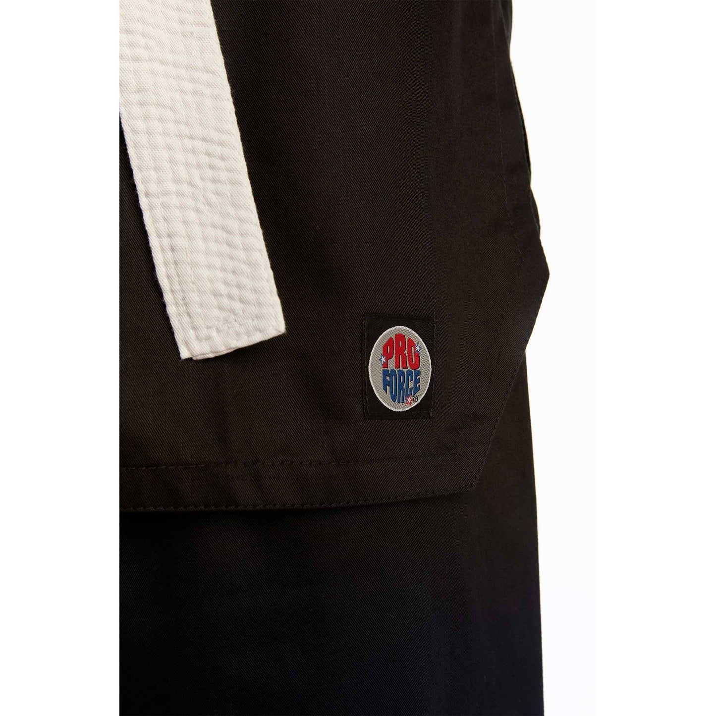 ProForce sporting goods ProForce Gladiator 7.5 oz TKD Uniform Solid Black