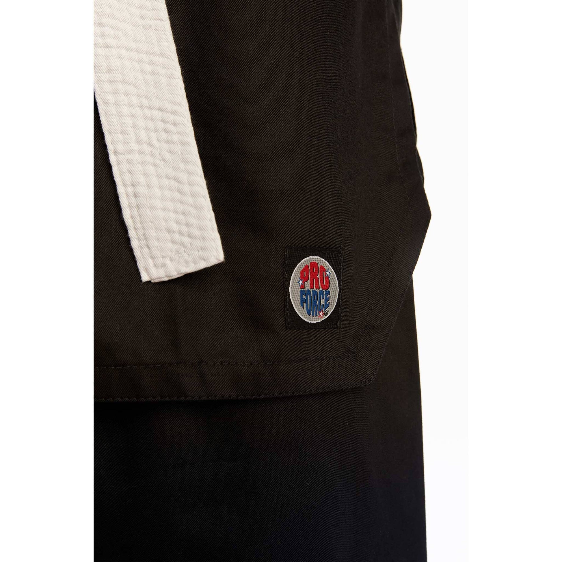 ProForce sporting goods ProForce Gladiator 7.5 oz TKD Uniform Solid Black