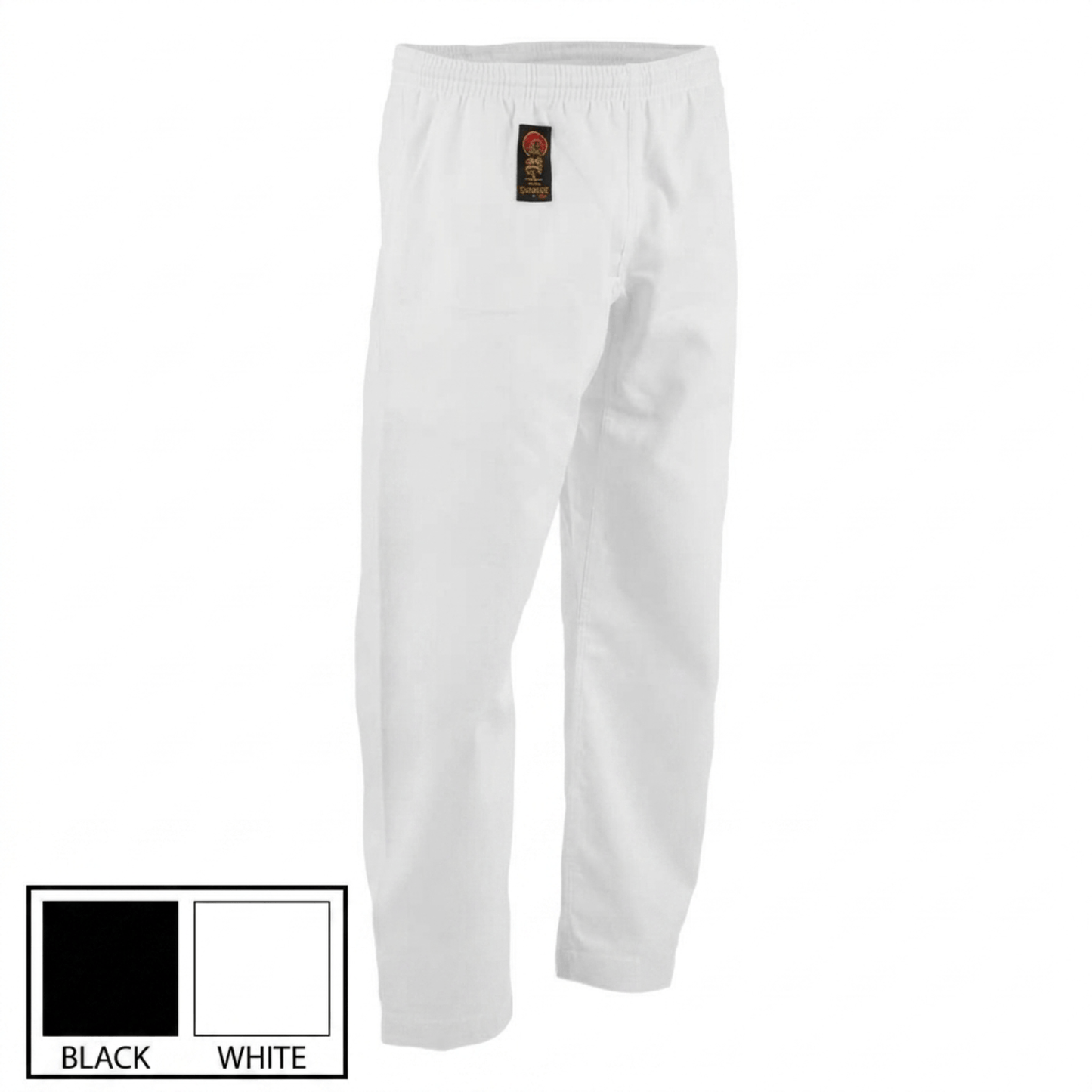 ProForce sporting goods ProForce Gladiator 8 oz Karate Pants  55/45 Blend black or white