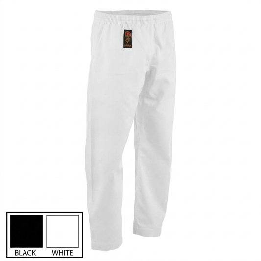 ProForce sporting goods ProForce Gladiator 8 oz Karate Pants  55/45 Blend black or white