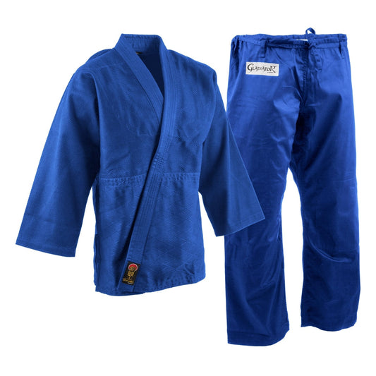 ProForce sporting goods ProForce Gladiator Judo Uniform Traditional Drawstring Blue