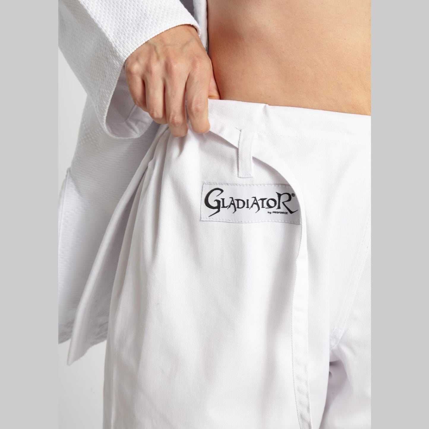 ProForce sporting goods ProForce Gladiator Judo Uniform Traditional Drawstring White
