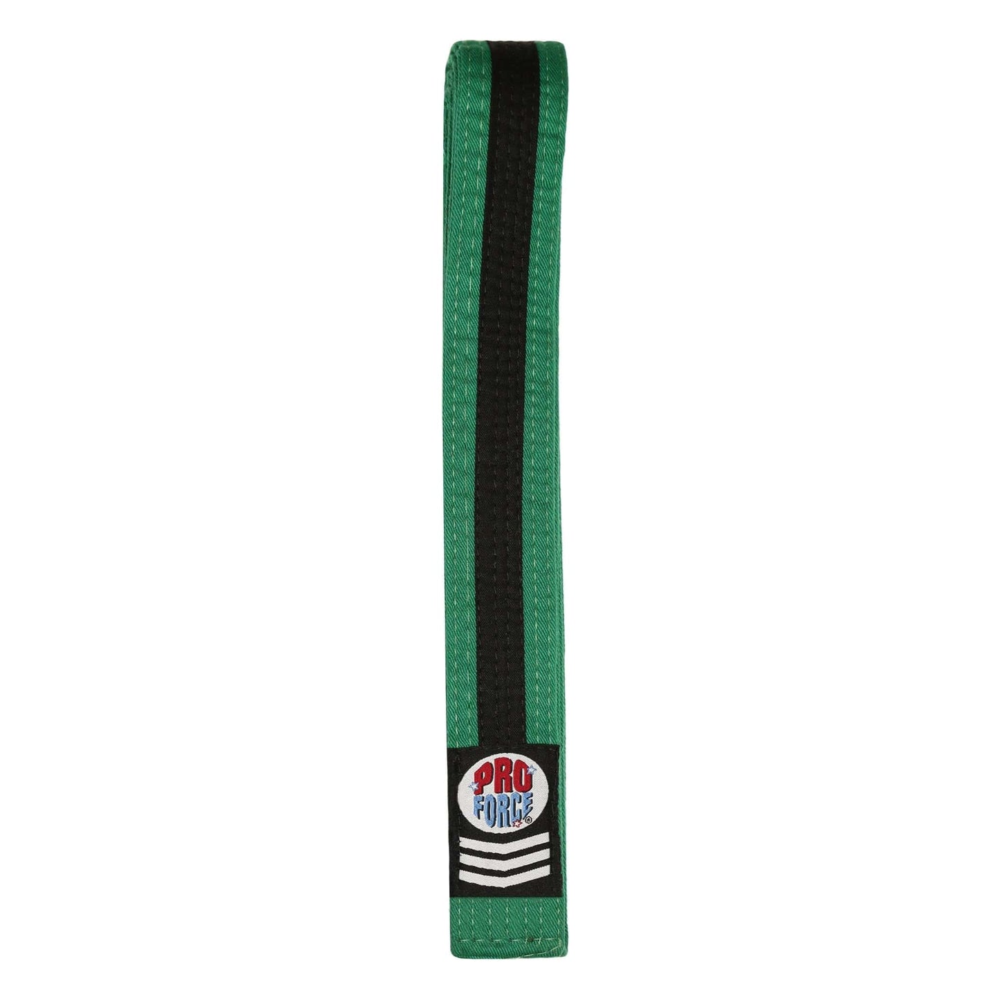 ProForce sporting goods ProForce II 1.5 inch Double Wrap Black Stripe Karate Belt