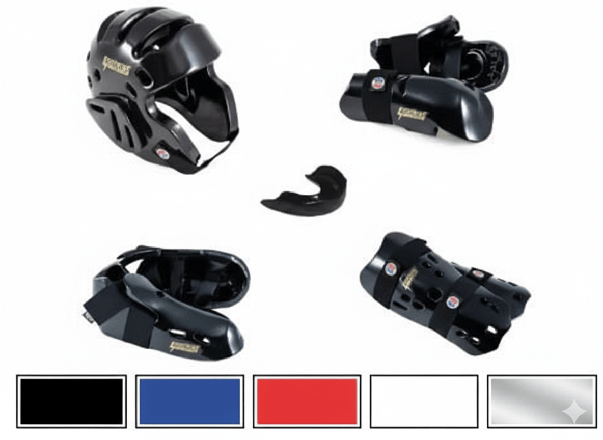 ProForce Sporting Goods ProForce Lighting 7 Piece Sparring Gear Combo Set