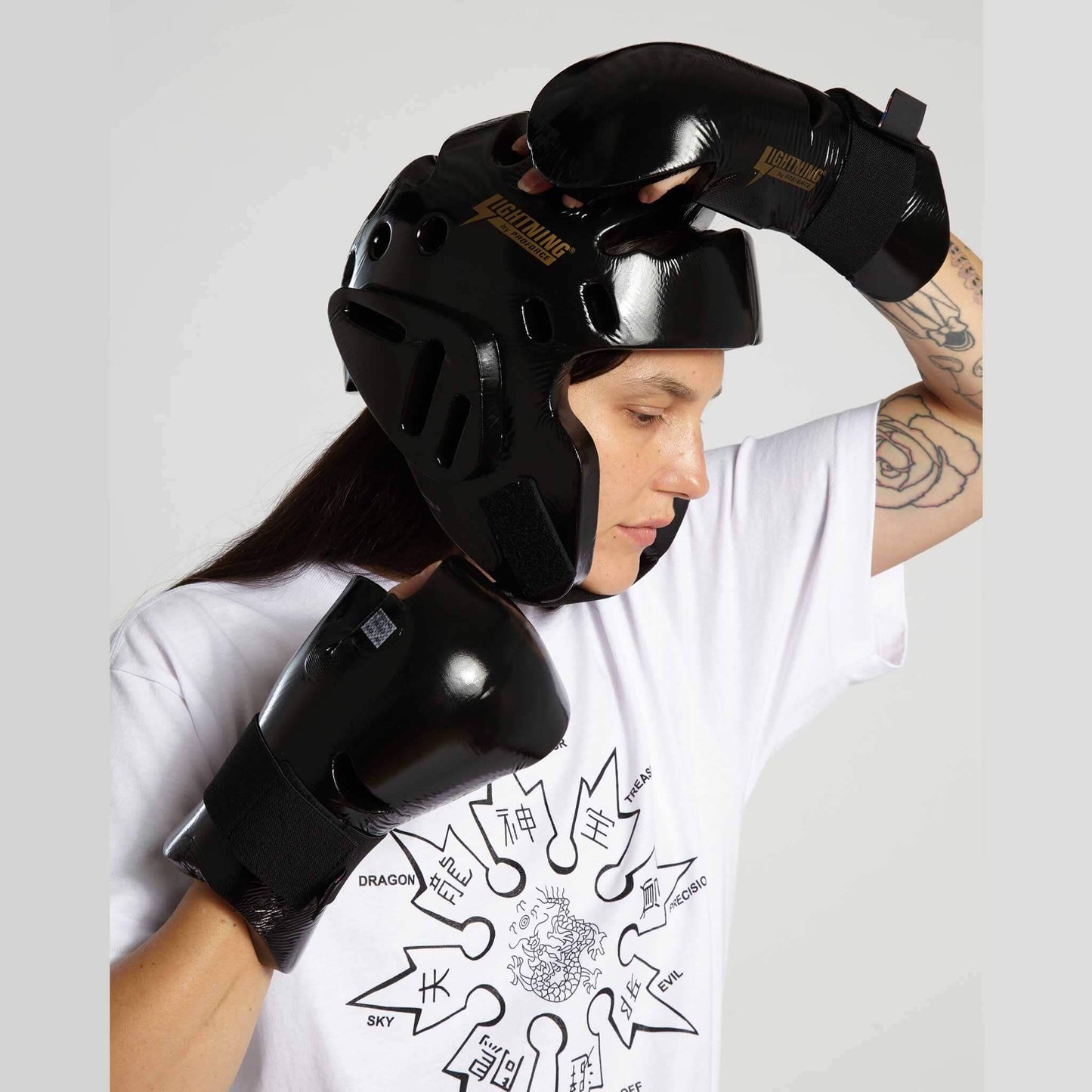 ProForce sporting goods Proforce Lightning Karate/Martial Arts Sparring Headgear