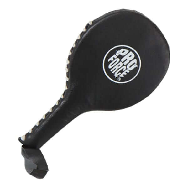 ProForce sporting goods ProForce White ProForce Black Leather Punch Paddle Karate Taekwondo