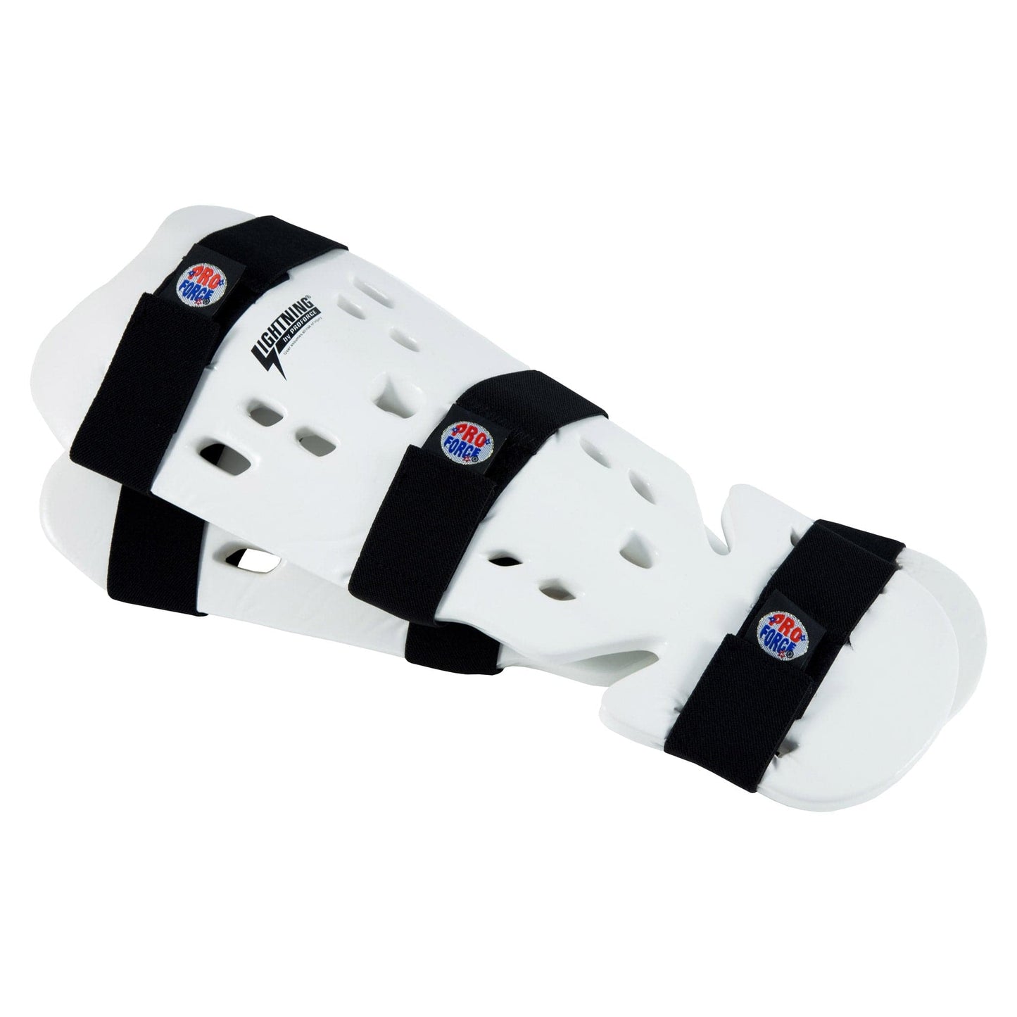 ProForce sporting goods White / child/small ProForce Lightning Shin and Instep Guard karate taekwondo