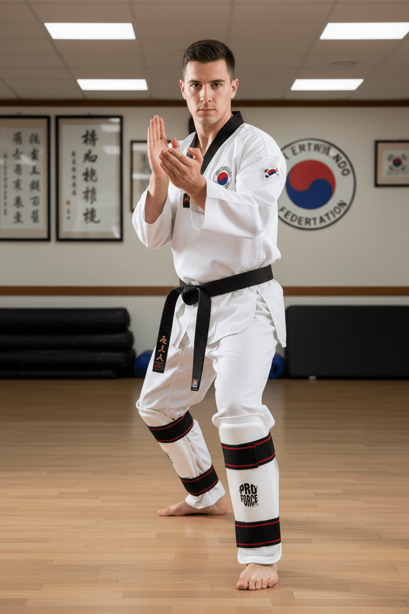 ProForce sporting goods xx-small ProForce II TKD Shin Guard taekwondo sparring