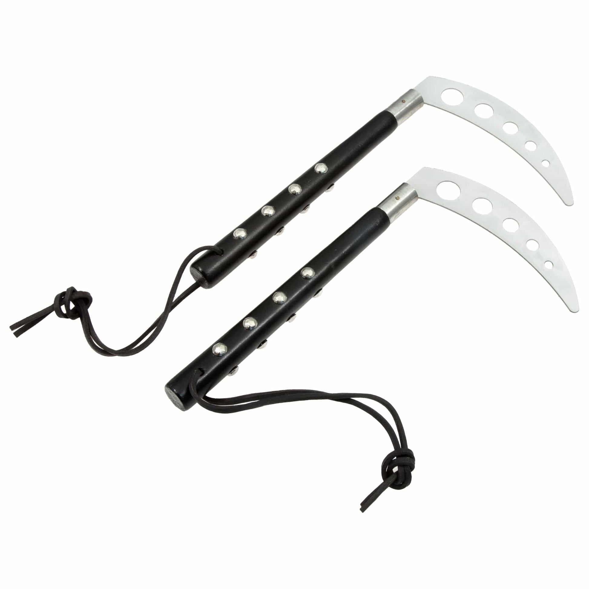 Eclipse Martial Art Supplies Black Studded Competition Kamas 10' inch
