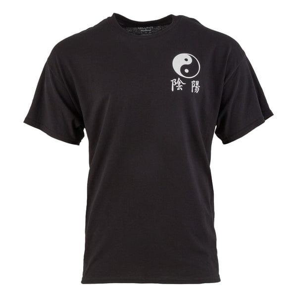 Eclipse Martial Art Supplies yin and yang t-shirt small logo